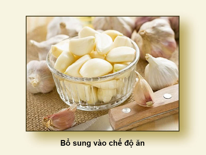 Bổ sung vào chế độ ăn