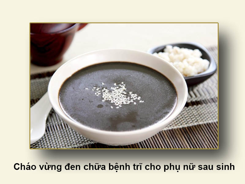 Cháo vừng đen chữa bệnh trĩ cho phụ nữ sau sinh