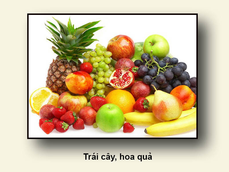 Trái cây, hoa quả
