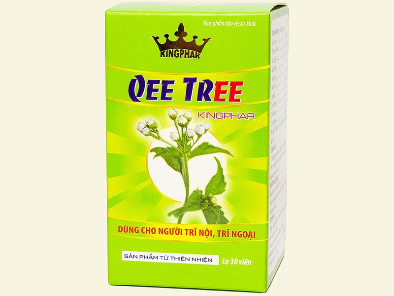 Hộp sản phẩm viên uống Qee Tree