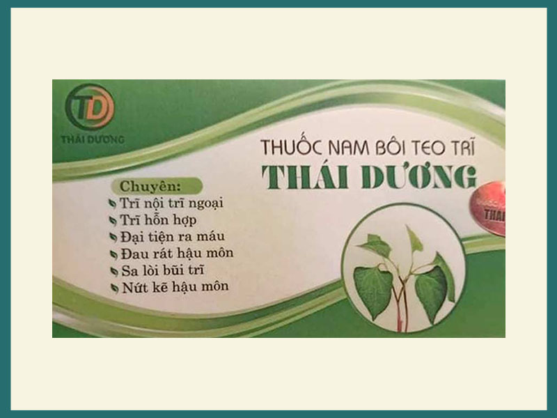 Thuốc nam bôi trĩ Thái Dương