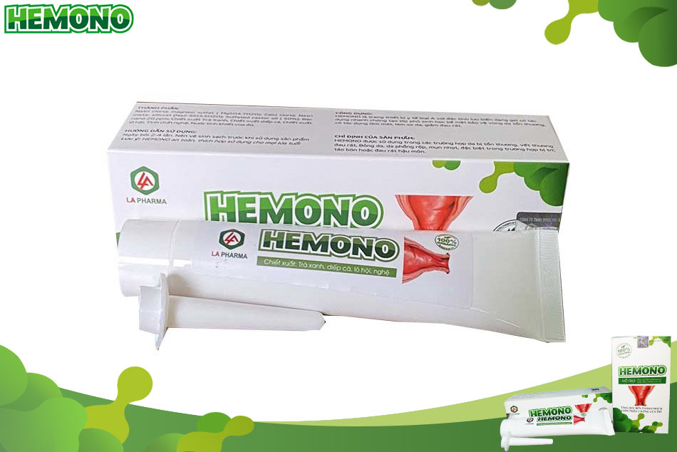 Giảm đau rát hậu môn hiệu quả bằng Hemono Gel