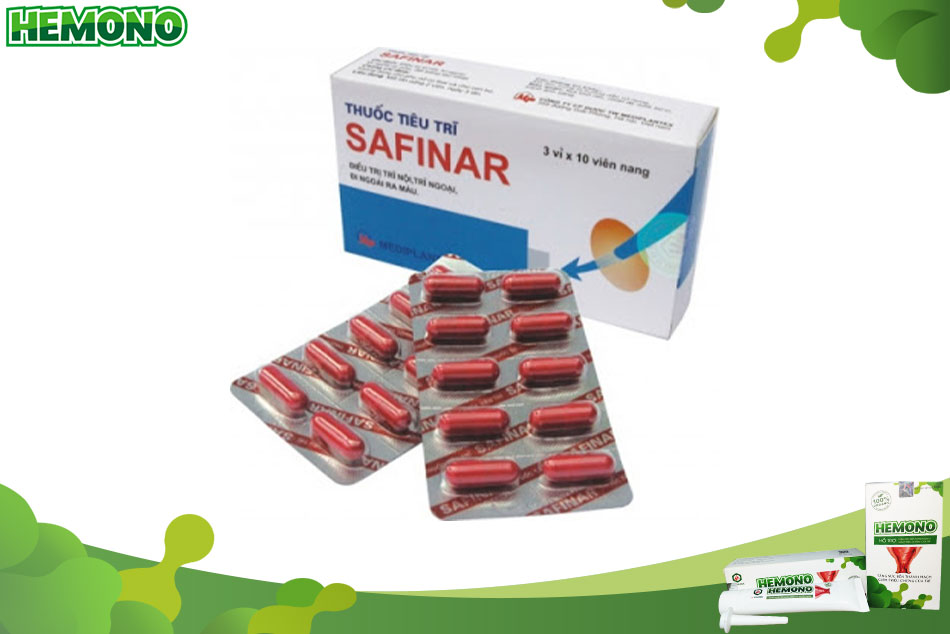 Vỉ thuốc Sanfinar giúp tiêu trĩ