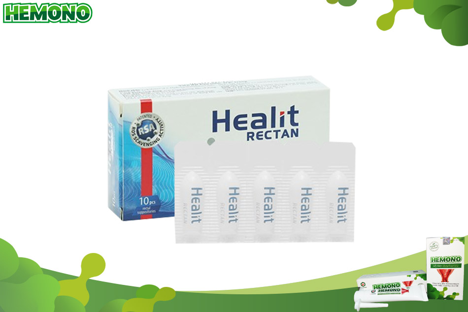 Viên đặt trĩ Healit giúp kháng khuẩn chống viêm