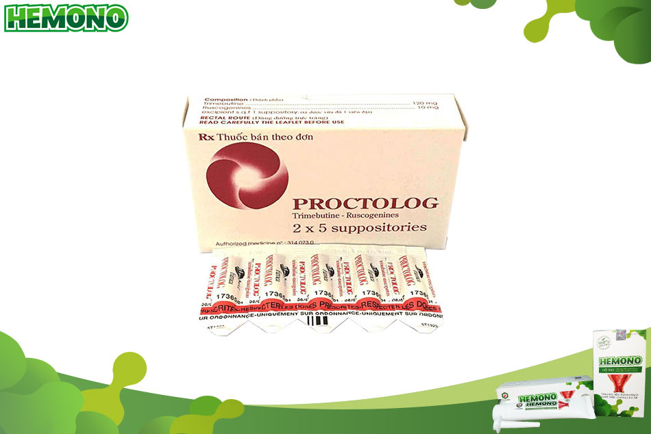 Viên đặt trĩ Proctolog là một trong những sản phẩm phổ biến nhất trên thị trường hiện nay