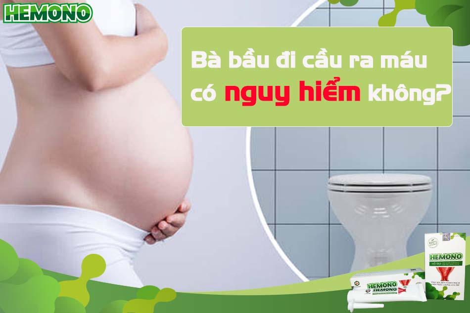 Bà bầu đi cầu ra máu có nguy hiểm không?