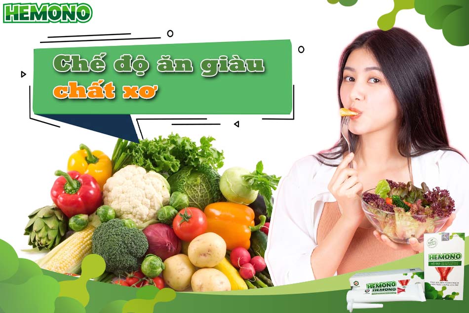 Nên bổ sung thực phẩm giàu chất xơ và chế độ sinh hoạt lành mạnh