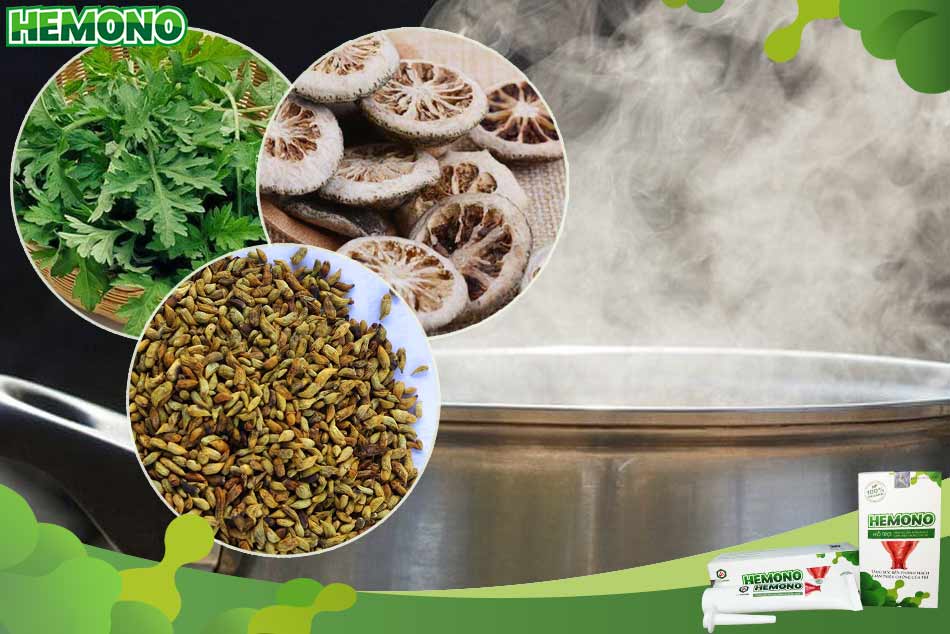 Xông hơi hậu môn bằng hoa hòe