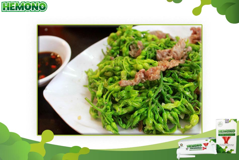 Hoa thiên lý xào thịt