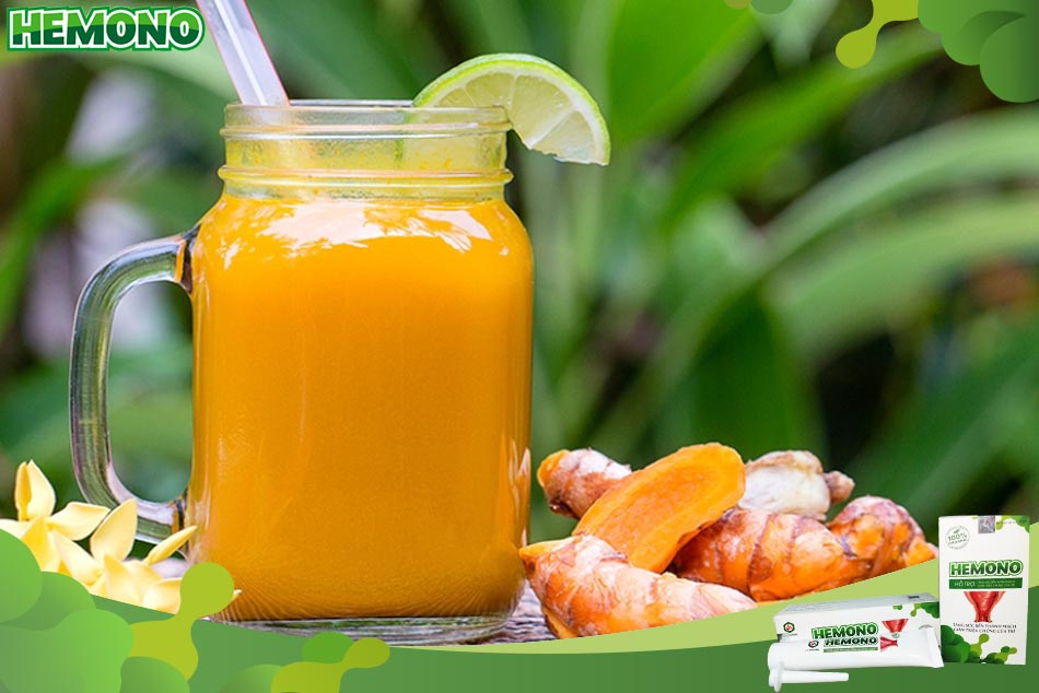 Mẹo chữa trĩ bằng nước cốt nghệ tươi