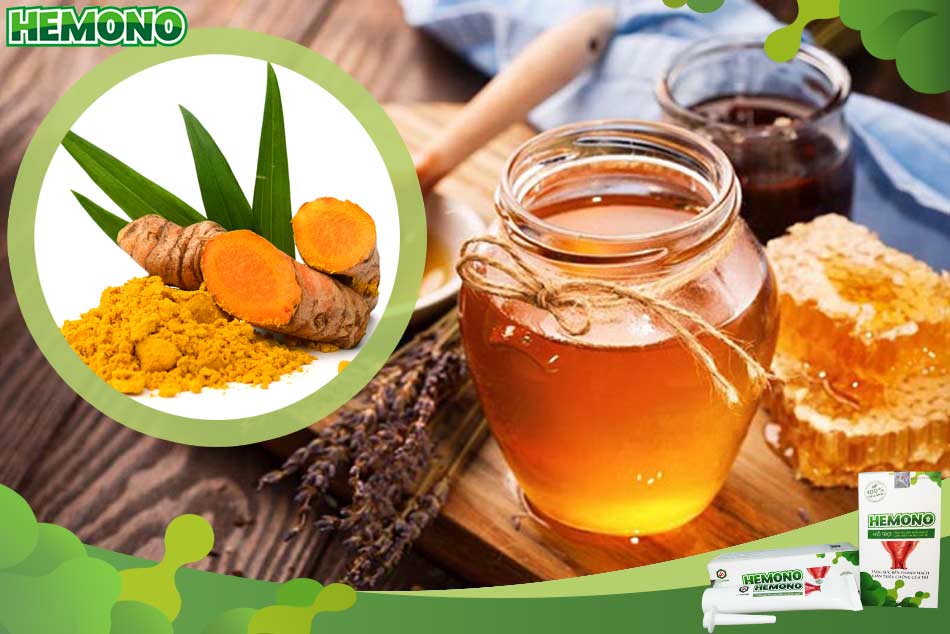 Cách chữa trĩ bằng tinh bột nghệ kết hợp với mật ong