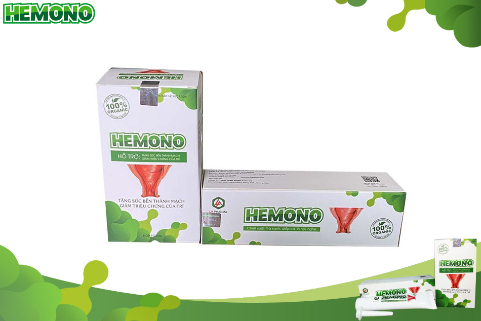Hộp bộ sản phẩm chữa trĩ Hemono