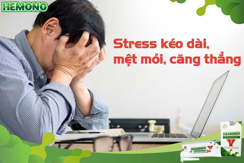 Stress, cằn thẳng kéo dài cũng là một trong những nguyên nhân gây đại tiện