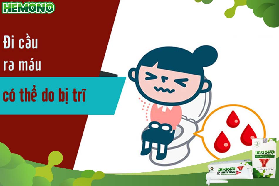 Đi cầu ra máu tươi có thể do bị trĩ?