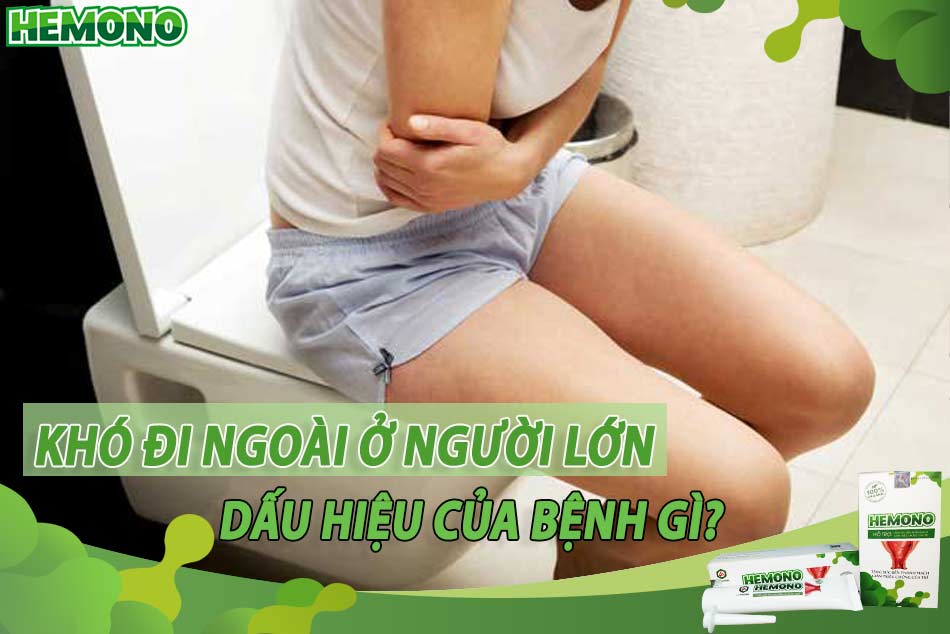 Khó đi ngoài ở người lớn là dấu hiệu cảnh báo việc gì?