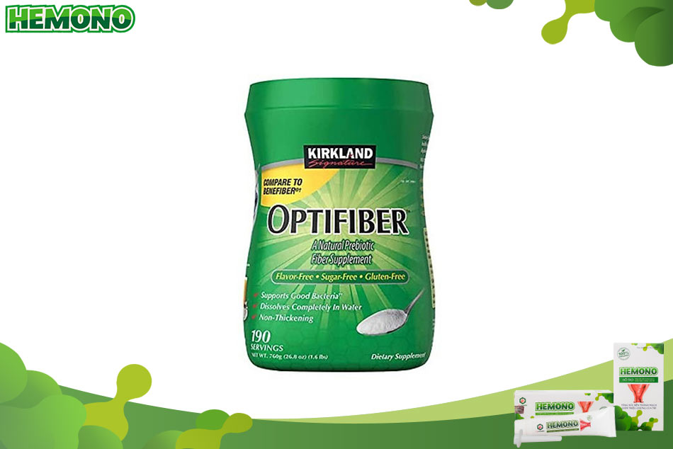 Bột hòa tan bổ sung chất xơ Kirkland Optifiber