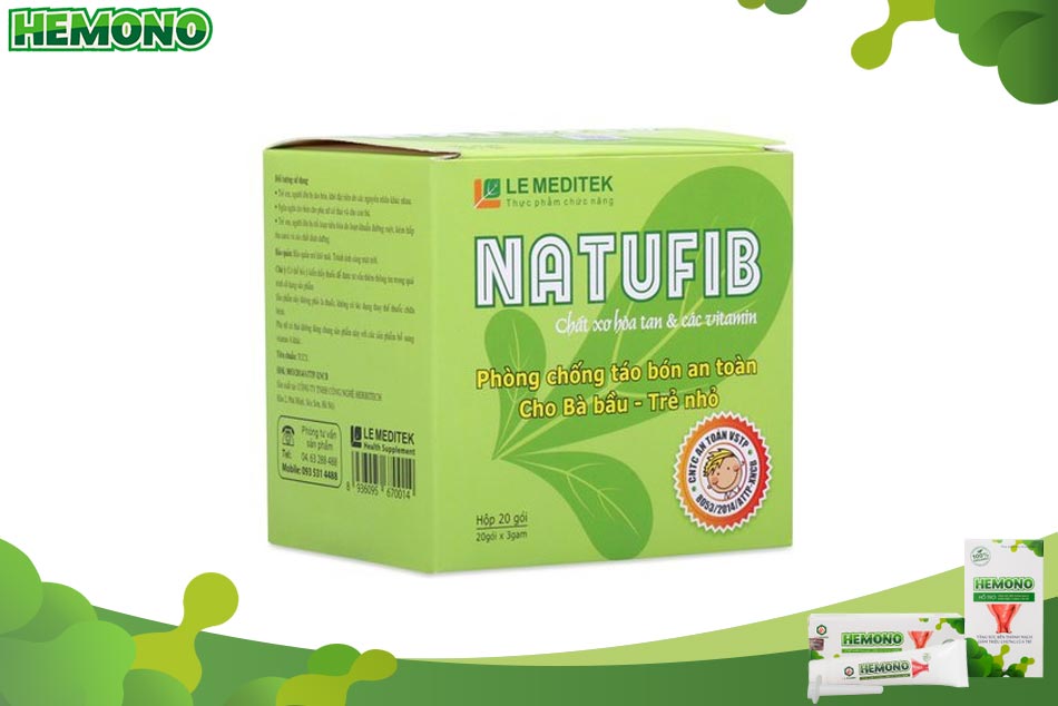 Chất xơ hòa tan Natufib cho bà bầu và trẻ nhỏ