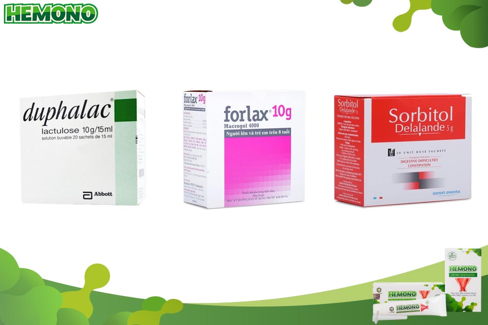 Thuốc điều trị táo bón, nhuận tràng, làm mềm phân