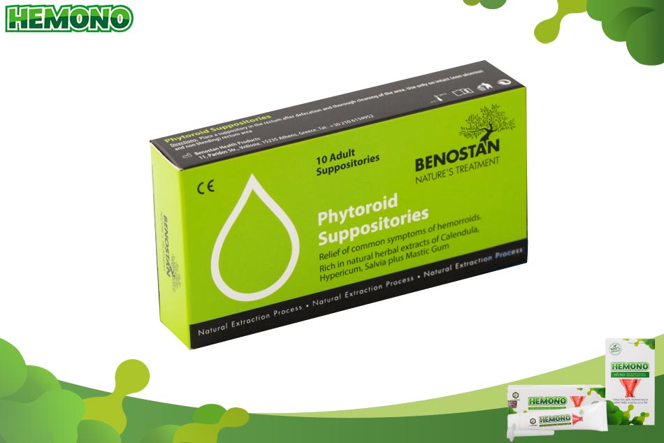 Viên đặt trĩ Benostan của Hy Lạp