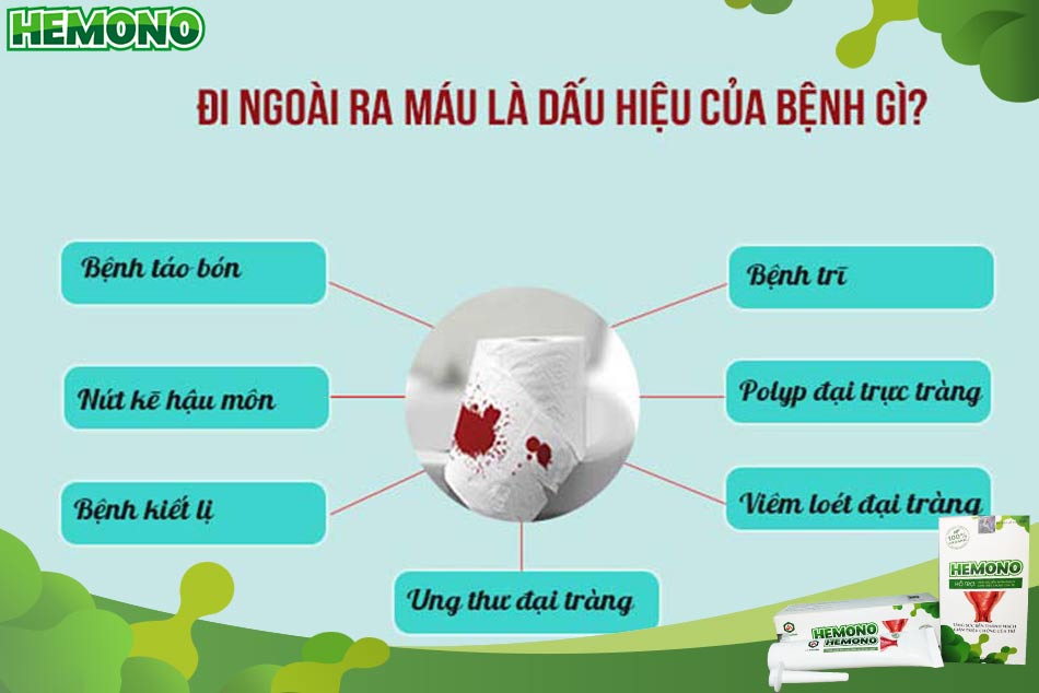 Đi ngoài ra máu tươi là dấu hiệu của bệnh gì?