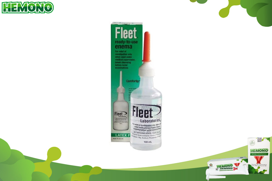 Dung dịch bơm trực tràng Fleet Enema 133ml trị táo bón