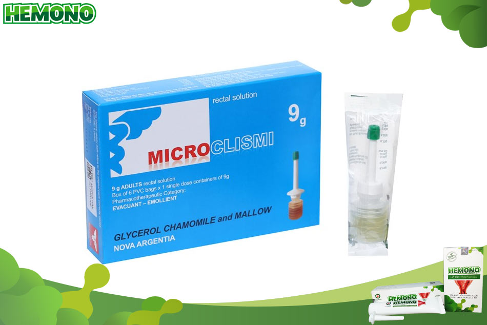 Dung dịch thụt trực tràng Microclismi 9g