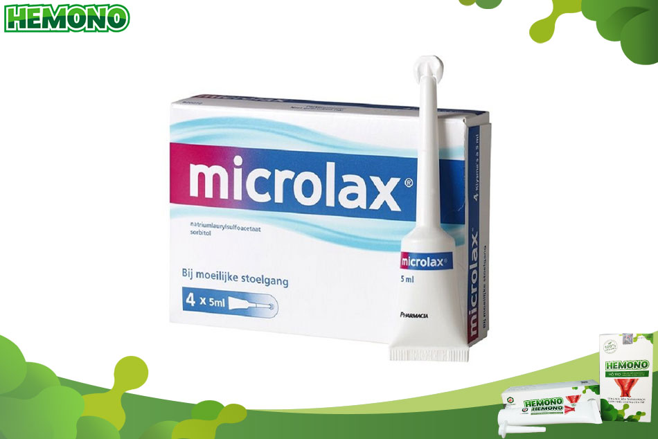 Thuốc thụt táo bón Microlax