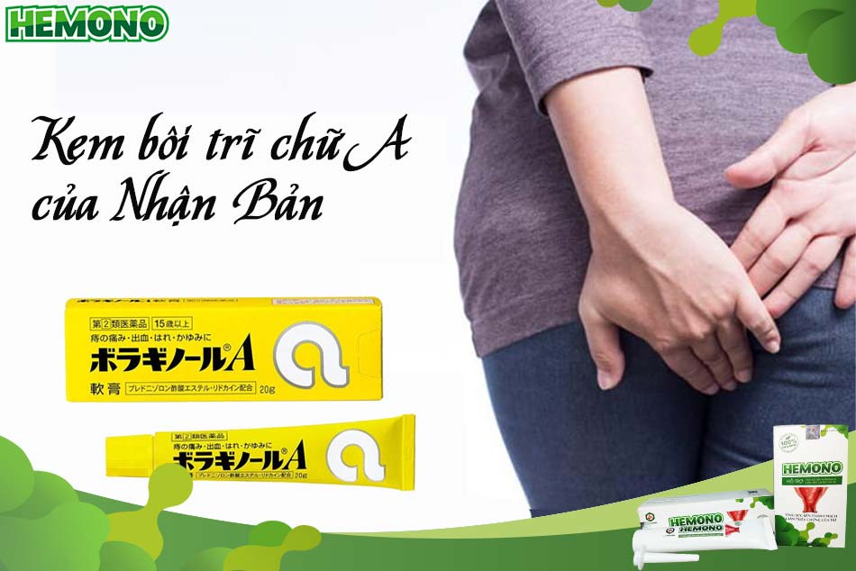 Kem bôi trĩ chữ A của Nhật Bản