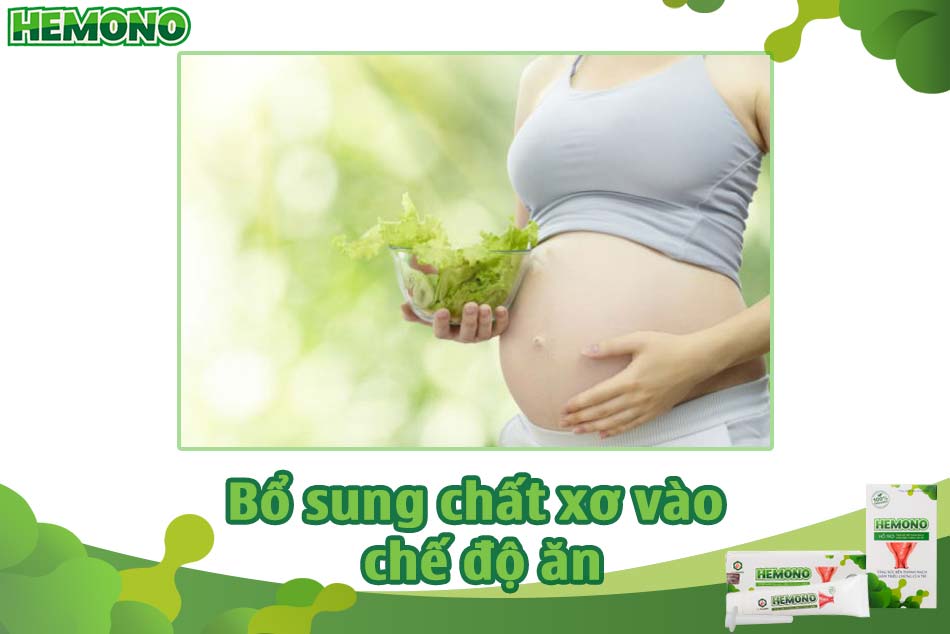 Bổ sung nhiều chất xơ vào chế độ ăn