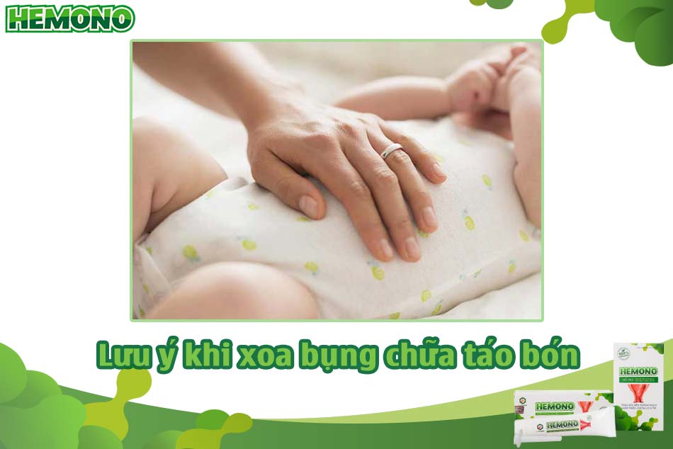 Một số lưu ý khi xoa bụng chữa táo bón