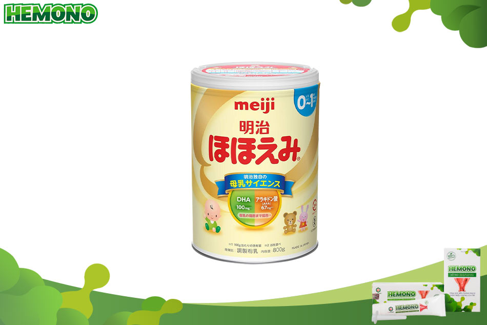 Ngừa táo bón nhanh cho trẻ bằng sữa Meiji của Nhật