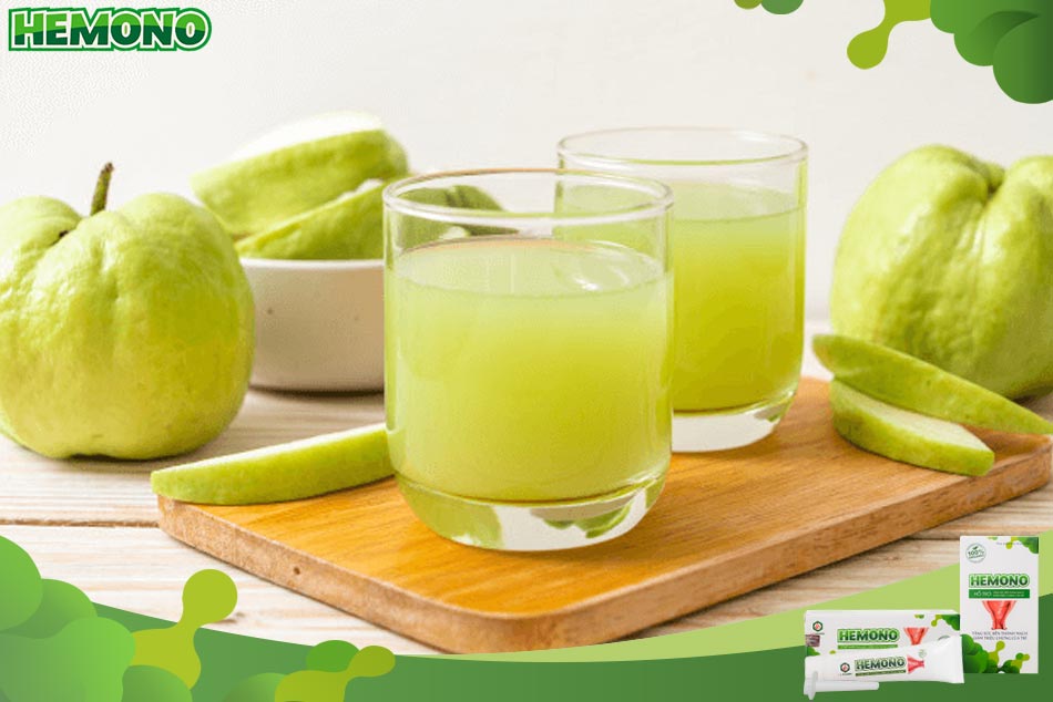 Sử dụng nước ép ổi sẽ tránh được tình trạng táo bón