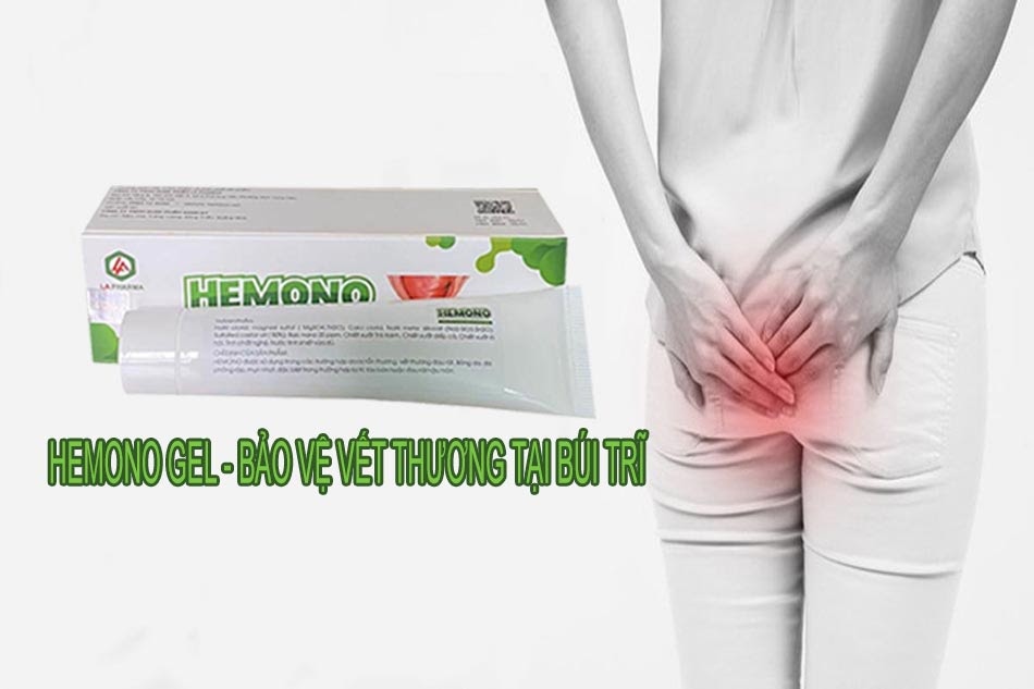Hemono gel - Kháng khuẩn và bảo vệ vết thương tại búi trĩ