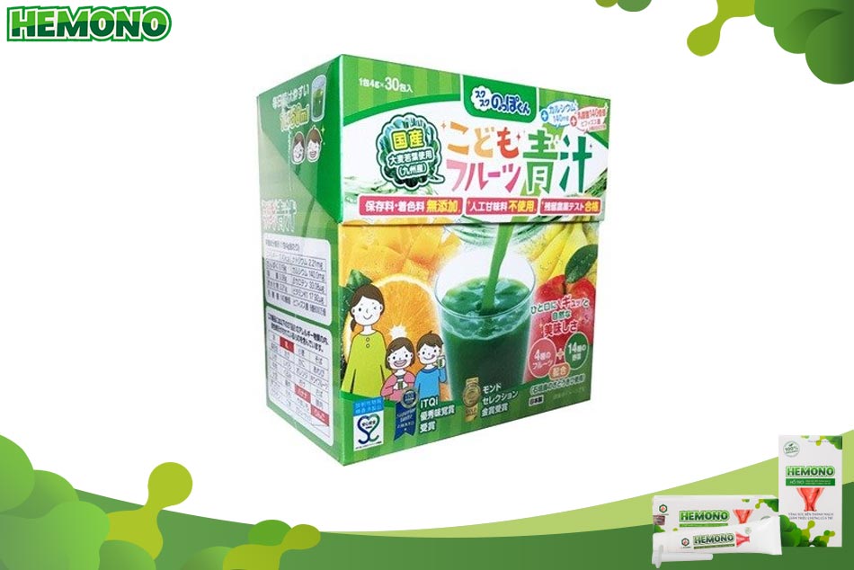 Bột rau xanh Rooty giúp giảm táo bón của Nhật