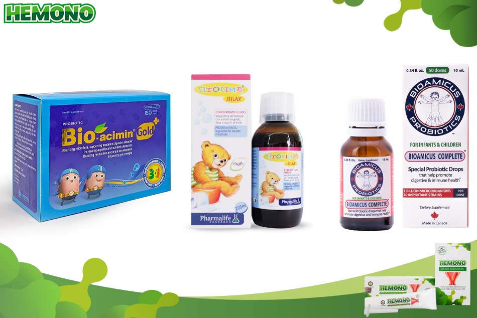 Sản phẩm trị táo bón cho trẻ ăn dặm