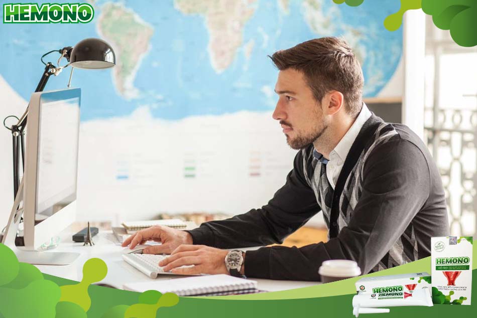 Ngồi làm việc nhiều gây tăng nguy cơ u nhú hậu môn