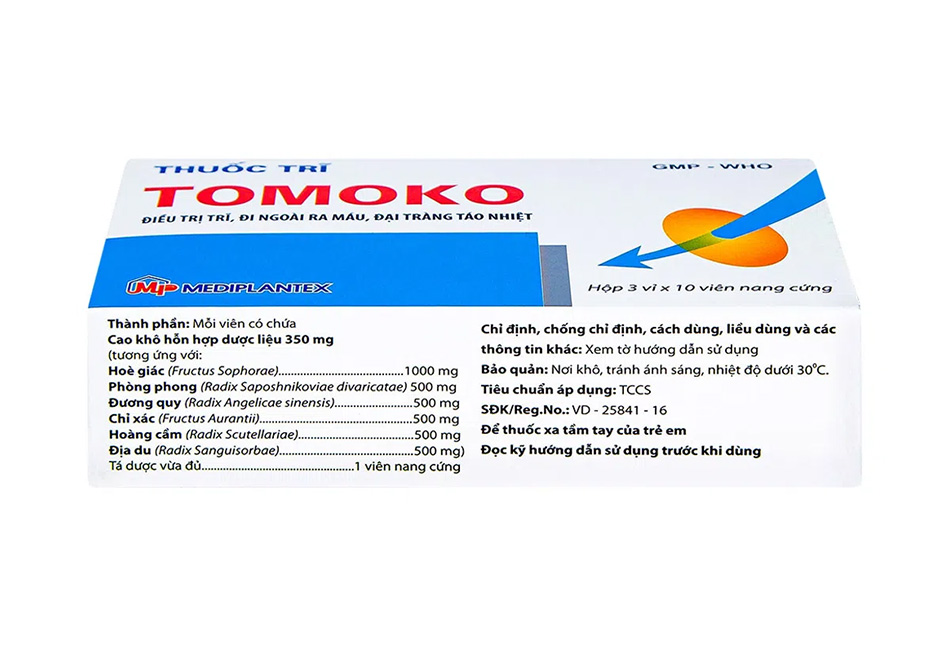 Thuốc điều trị trĩ Tomoko