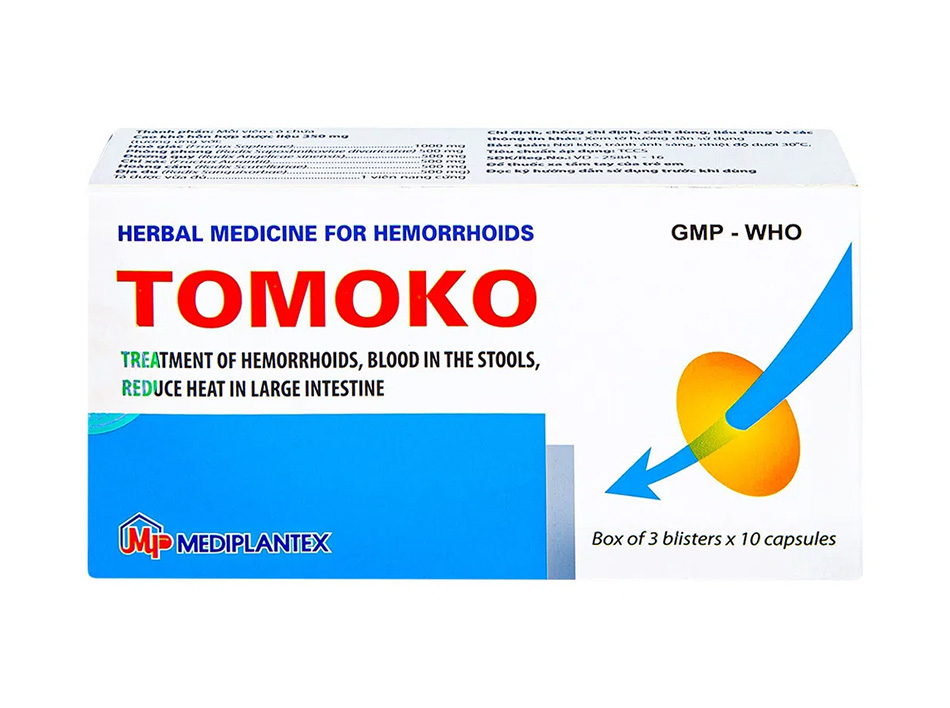 Thuốc điều trị trĩ Tomoko