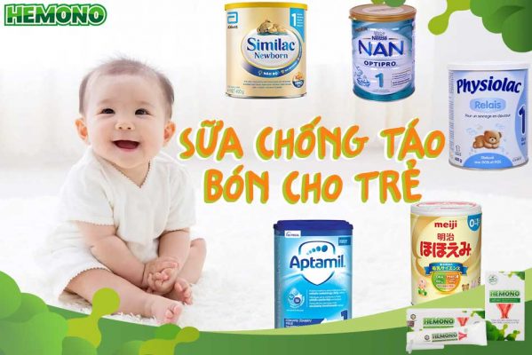 Top 5 Sữa chống táo bón tốt nhất cho trẻ