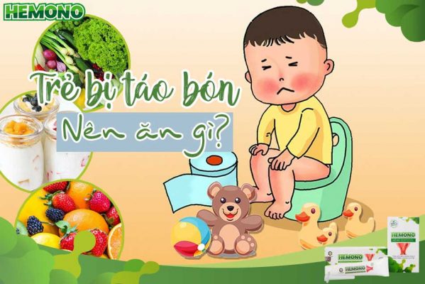 [Hỏi đáp] Trẻ bị táo bón nên ăn gì, kiêng gì? Thực đơn cho trẻ bị táo bón