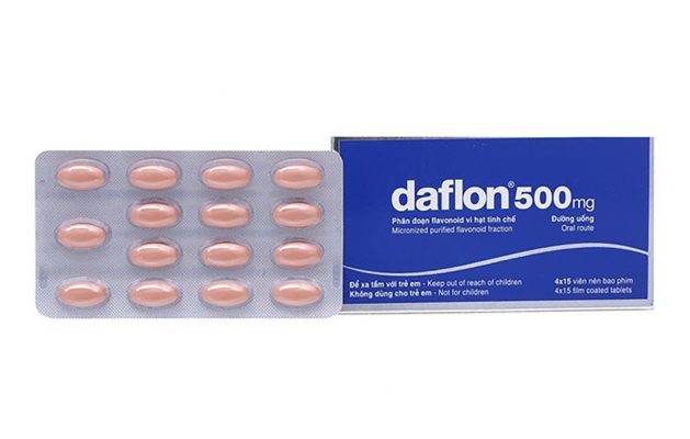 Thuốc Daflon 500mg trị trĩ cấp tính